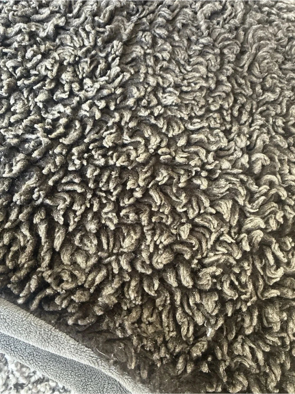 Restoration Hardware Faux Fur Brown Throw Blanket